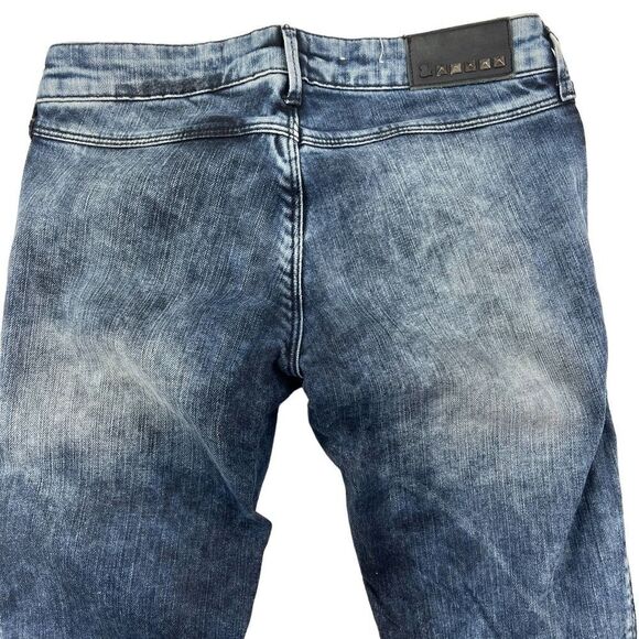 Pre-owned H&M Women Blue Jeans Slim Fit Stretch Cotton Skinny Denim US 26 Turkey - Picture 1 of 14